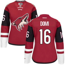 Women's Coyotes #16 Max Domi Maroon Premier Home Jersey