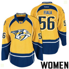 Women's Nashville Predators #56 Kevin Fiala Gold 2017 Stanley Cup Playoff Participant Team Home Jersey