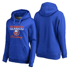 Women's New York Islanders Royal Freeline Pullover Hooded Hoodie