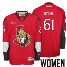 Women's Ottawa Senators #61 Mark Stone Red 2017 Stanley Cup Playoffs Participant Jersey