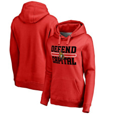 Women's Ottawa Senators Red Defend City Hometown Pullover Hoodie