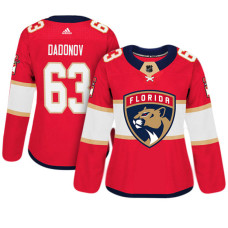 Women's Florida Panthers #63 Evgenii Dadonov Red Adizero Player Home Jersey With 2023 Stanley Cup Patch