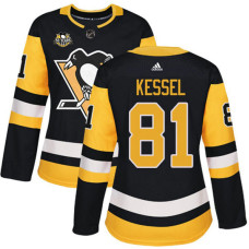 Women's Pittsburgh Penguins #81 Phil Kessel Black Adidas Home Premier Jersey