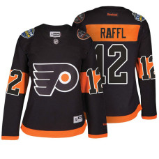 Women's Philadelphia Flyers #12 Michael Raffl Black 2017 Stadium Series Premier Jersey