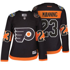 Women's Philadelphia Flyers #23 Brandon Manning Black 2017 Stadium Series Premier Jersey