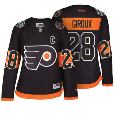 Women's Philadelphia Flyers #28 Claude Giroux Black 2017 Stadium Series Premier Jersey