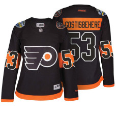 Women's Philadelphia Flyers #53 Shayne Gostisbehere Black 2017 Stadium Series Premier Jersey