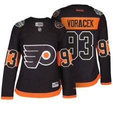 Women's Philadelphia Flyers #93 Jakub Voracek Black 2017 Stadium Series Premier Jersey