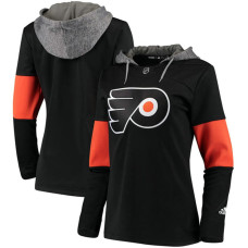 Women's Philadelphia Flyers Black Silver Jersey Pullover Hoodie