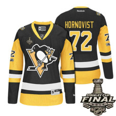 Women's Pittsburgh Penguins #72 Patric Hornqvist Black Three Patchs Premier Jersey