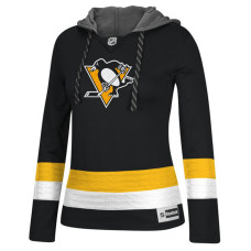 Women's Pittsburgh Penguins Black Jersey Pullover Hoodie