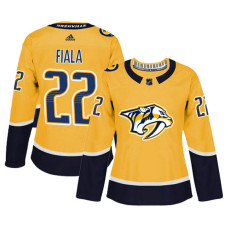 Women's Nashville Predators #22 Kevin Fiala Gold Adizero Player Home Jersey