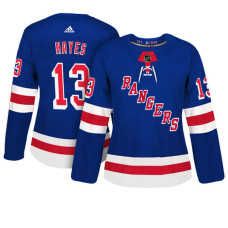 Women's New York Rangers #13 Kevin Hayes Royal Adizero Player Home Jersey