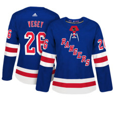 Women's New York Rangers #26 Jimmy Vesey Royal Adizero Player Home Jersey