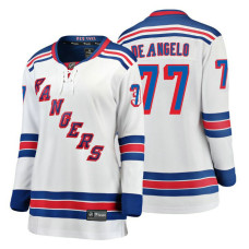 Women's New York Rangers #77 Tony DeAngelo Fanatics Branded Breakaway White Away jersey