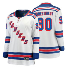 Women's New York Rangers #90 Vladislav Namestnikov Fanatics Branded Breakaway White Away jersey