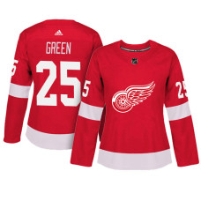 Women's Detroit Red Wings #25 Mike Green Red Adizero Player Home Jersey