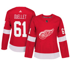 Women's Detroit Red Wings #61 Xavier Ouellet Red Adizero Player Home Jersey