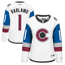 Women's Colorado Avalanche Semyon Varlamov #1 White 2016 Stadium Series Jersey