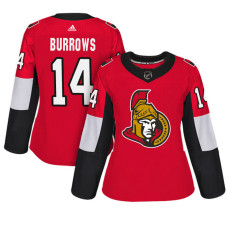 Women's Ottawa Senators #14 Alexandre Burrows Red Adizero Player Home Jersey