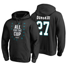 San Jose Sharks #27 Joonas Donskoi 2018 Stanley Cup Playoffs Black Hoodie