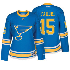 Women's St. Louis Blues #15 Robby Fabbri Blue Premier Jersey