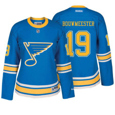 Women's St. Louis Blues #19 Jay Bouwmeester Blue Premier Jersey