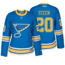 Women's St. Louis Blues #20 Alexander Steen Blue Premier Jersey