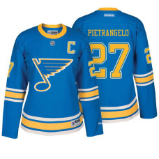 Women's St. Louis Blues #27 Alex Pietrangelo Blue Premier Jersey