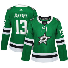 Women's Dallas Stars #13 Mattias Janmark Green Adizero Player Home Jersey