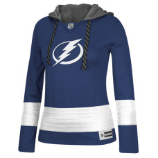 Women's Tampa Bay Lightning Royal Jersey Pullover Hoodie