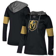 Women's Vegas Golden Knights Black Silver Jersey Pullover Hoodie