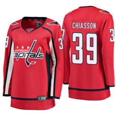 Women's Washington Capitals #39 Alex Chiasson Red Breakaway Away Jersey