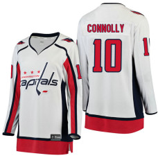 Women's Washington Capitals #10 Brett Connolly White Breakaway Away Jersey