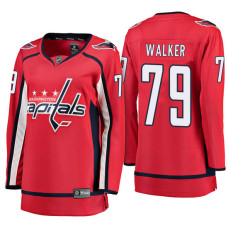 Women's Washington Capitals #79 Nathan Walker Red Breakaway Away Jersey