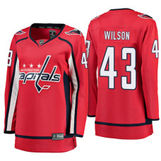 Women's Washington Capitals #43 Tom Wilson Red Breakaway Away Jersey