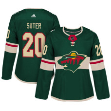 Women's Minnesota Wild #20 Ryan Suter Green Adizero Player Home Jersey