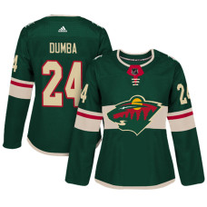 Women's Minnesota Wild #24 Matt Dumba Green Adizero Player Home Jersey