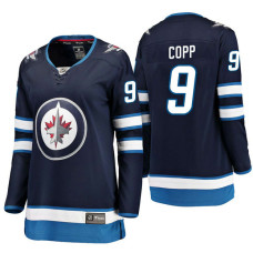 Women's Winnipeg Jets Andrew Copp Breakaway 2018 Jersey Navy