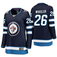 Women's Winnipeg Jets Blake Wheeler Breakaway 2018 Jersey Navy