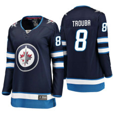 Women's Winnipeg Jets Jacob Trouba Breakaway 2018 Jersey Navy