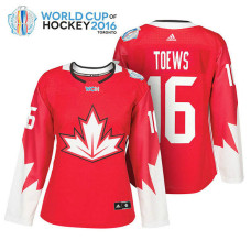 Women's Ice Hockey Jonathan Toews #16 Red 2016 World Cup Premier Player Jersey