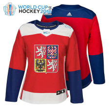 Women's Czech Republic Hockey Red 2016 World Cup of Hockey Premier Jersey