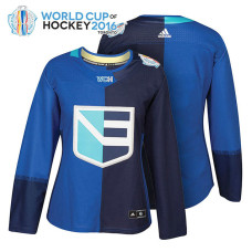 Women's Europe Hockey Blue 2016 World Cup of Hockey Premier Jersey