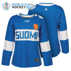 Women's Finland Hockey Blue 2016 World Cup of Hockey Premier Jersey