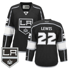 Women's Los Angeles Kings Trevor Lewis #22 Black Home Premier Jersey