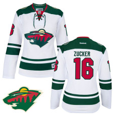 Women's Minnesota Wild Jason Zucker #16 White Premier Jersey