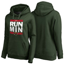 Women's Womens Minnesota Wild Green RUN-CTY Pullover Hoodie