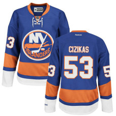 Women's New York Islanders Casey Cizikas #53 Royal Blue Home Premier Jersey