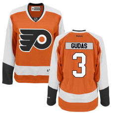 Women's Philadelphia Flyers Radko Gudas #3 Orange Home Premier Jersey